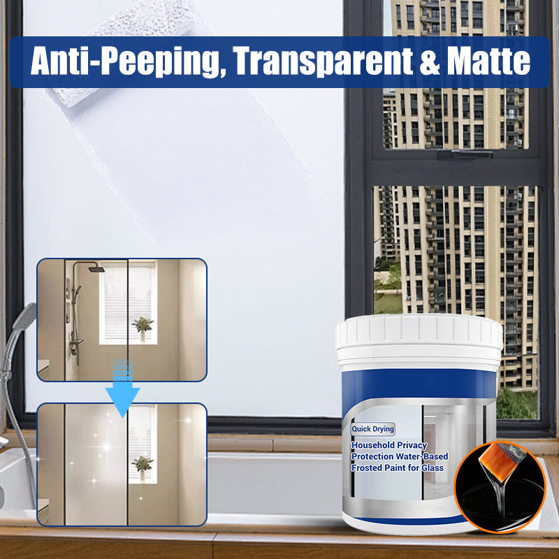 Milchglasfarbe Für Fenster 500g | Sichtschutz Farbe Wasserdicht | Frosted Glass Paint