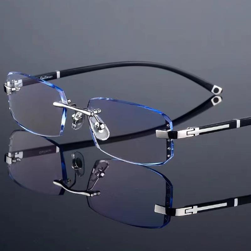 Neue Lesebrille mit Saphirglas und hohem Blaulichtschutz für den doppelten Gebrauch