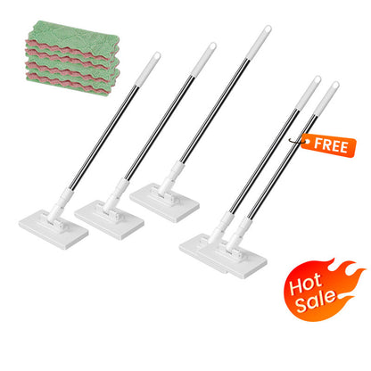 🎁50% Rabatt🧹✨ Einweg-Staubmopp mit 4 wiederverwendbaren Bezügen – Praktisch und effektiv 💥🌟