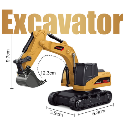 ✨🎅Weihnachtsangebote – Nur für kurze Zeit!⏰🚜1:64 Scale Mini Remote-Controlled Construction Vehicle
