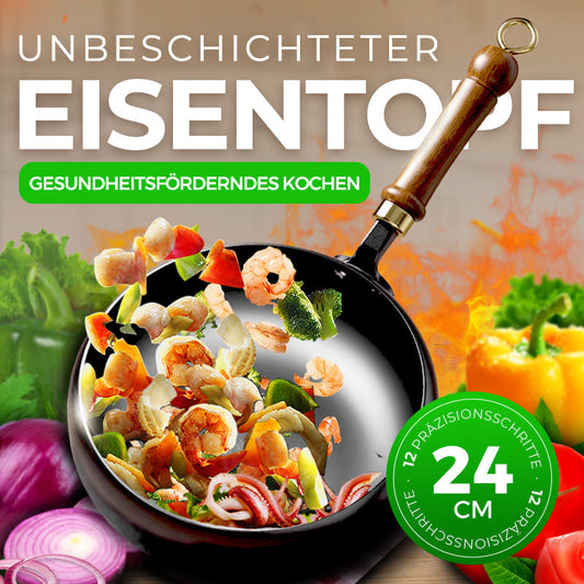 ✨LETZTER TAG VERKAUF 50% RABATT✨Unbeschichteter dicker Eisentopf