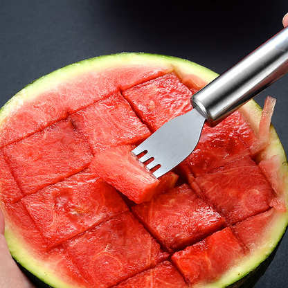 ⏳Begrenzte Zeit 50% Rabatt💥🍉 Mühelose Obstzubereitung-✨ 2-in-1 Obstschneider und -gabel - für schnelles und einfaches Servieren von Obst! 🍓