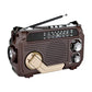 Tragbares Multifunktionsradio mit Handkurbel und Taschenlampe