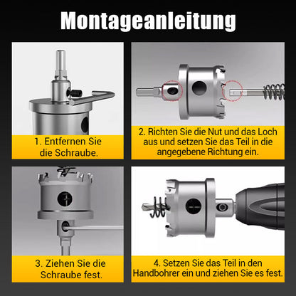 Hartmetall-Lochfräser für Metall