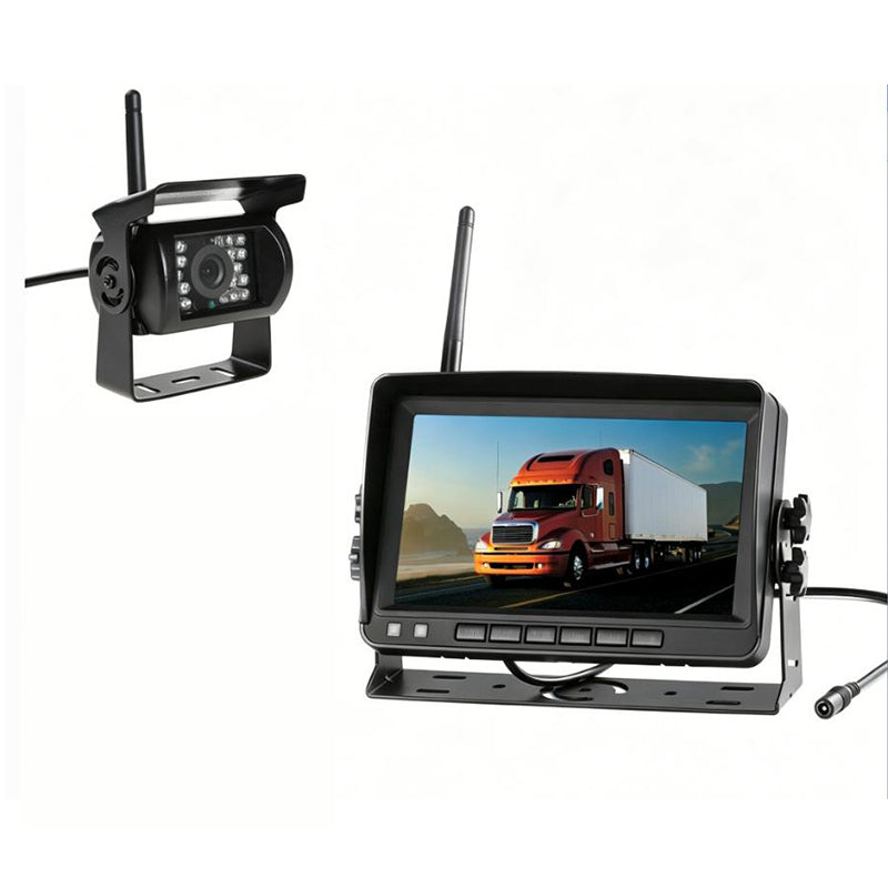 7-Zoll Rückfahrkamera Set mit Monitor – Kabellos für LKW, Bus & Traktor 🚛 Klare Rückansicht