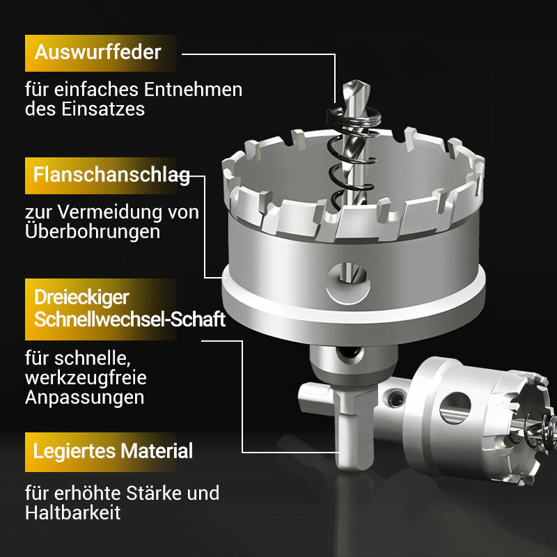 Hartmetall-Lochfräser für Metall