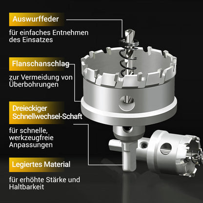 Hartmetall-Lochfräser für Metall