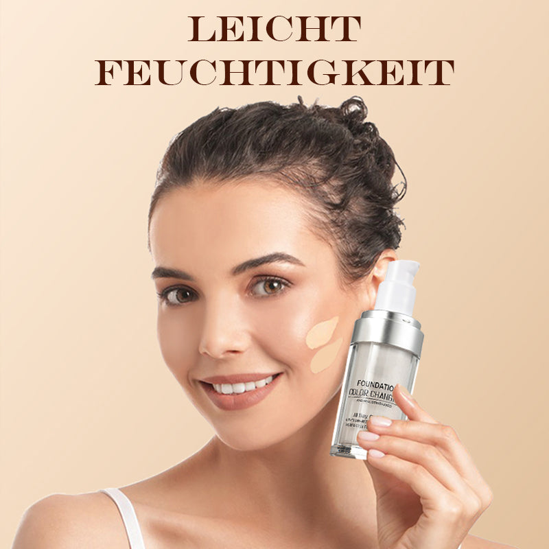 Farbwechselnde Foundation für reife Haut