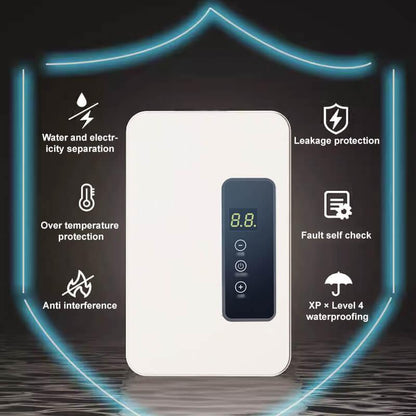 🚀💧【Endlos Warmwasser & Spart 90% Strom】🏠✅ Kompakter Durchlauferhitzer - Intelligente Lösung für sparsame Haushalte!
