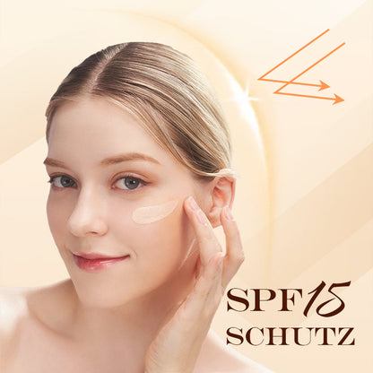 Farbwechselnde Foundation für reife Haut