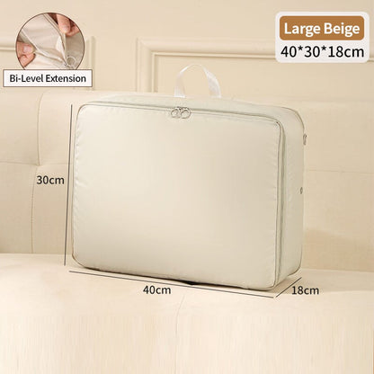 Super platzsparende, selbstkomprimierende Aufbewahrungstasche