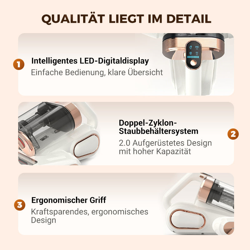 Sakerplus Leistungsstarker UV-Bettstaubsauger