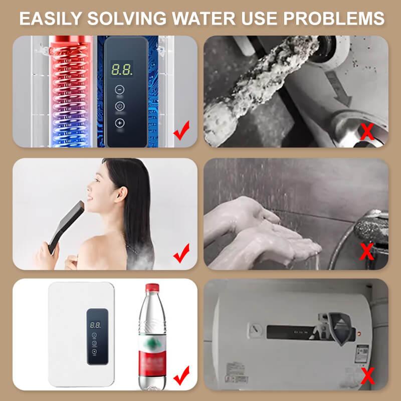 🚀💧【Endlos Warmwasser & Spart 90% Strom】🏠✅ Kompakter Durchlauferhitzer - Intelligente Lösung für sparsame Haushalte!