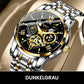 Wasserdichte römische skelettierte mechanische Herrenuhr