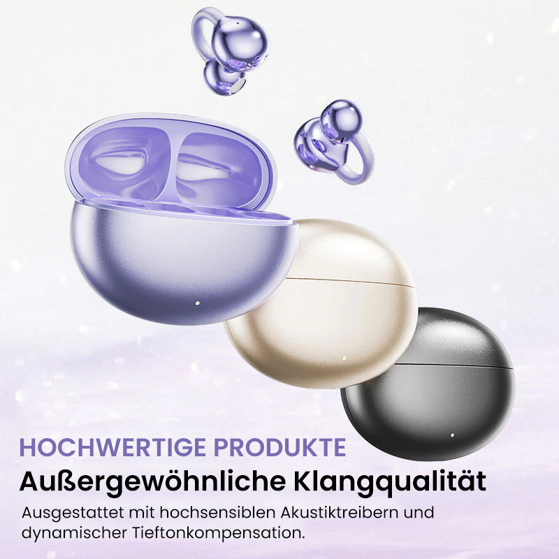 Bluetooth-Kopfhörer mit Ohrclip