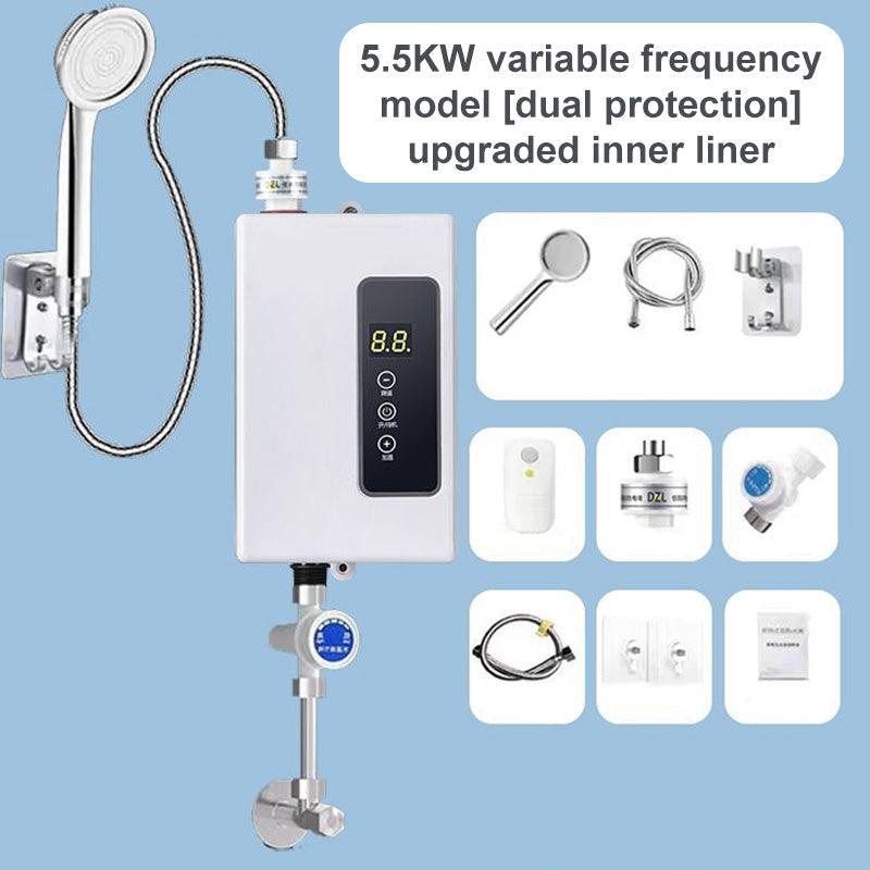 🚀💧【Endlos Warmwasser & Spart 90% Strom】🏠✅ Kompakter Durchlauferhitzer - Intelligente Lösung für sparsame Haushalte!