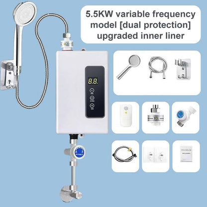 🚀💧【Endlos Warmwasser & Spart 90% Strom】🏠✅ Kompakter Durchlauferhitzer - Intelligente Lösung für sparsame Haushalte!
