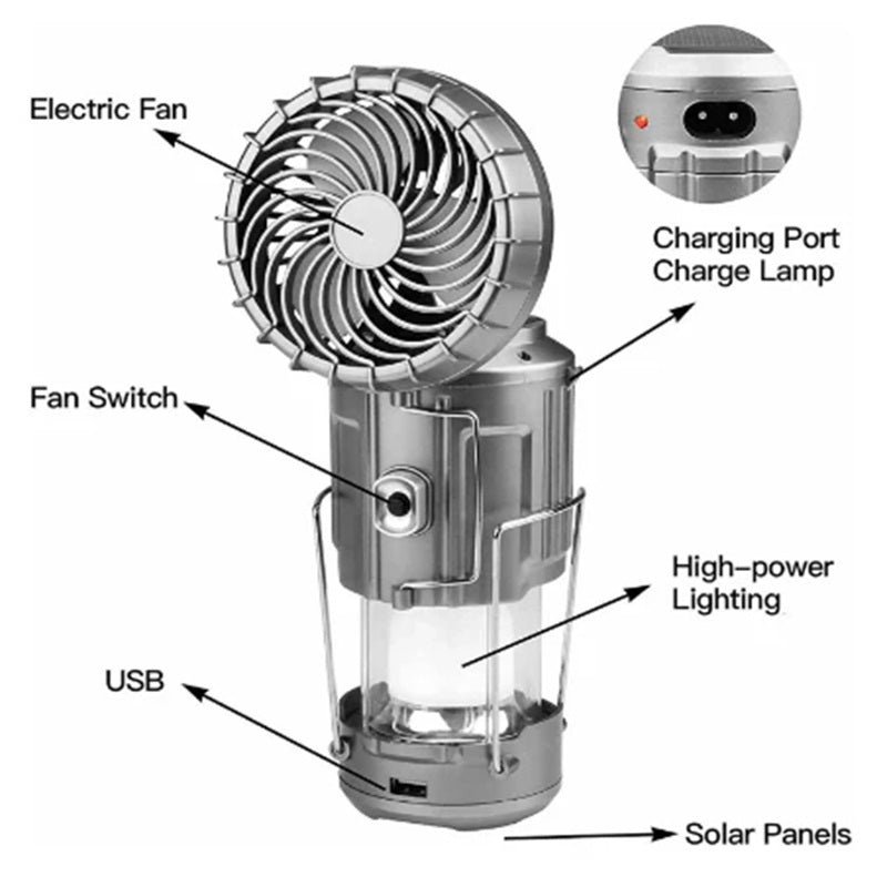⏳Begrenzte Zeit 50% Rabatt💥2-in-1-Abenteuer-Solarleuchte und tragbarer Ventilator