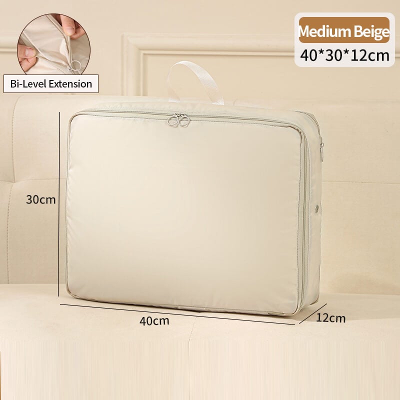 Super platzsparende, selbstkomprimierende Aufbewahrungstasche