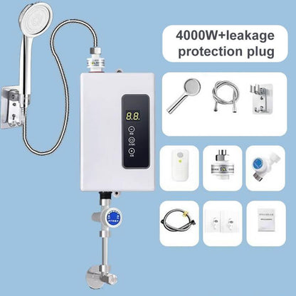 🚀💧【Endlos Warmwasser & Spart 90% Strom】🏠✅ Kompakter Durchlauferhitzer - Intelligente Lösung für sparsame Haushalte!