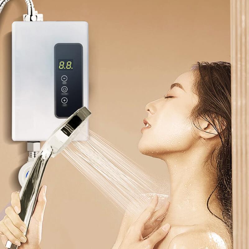 🚀💧【Endlos Warmwasser & Spart 90% Strom】🏠✅ Kompakter Durchlauferhitzer - Intelligente Lösung für sparsame Haushalte!