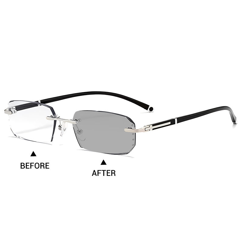 Neue Lesebrille mit Saphirglas und hohem Blaulichtschutz für den doppelten Gebrauch