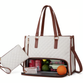 🔥3 in 1 Lunch Tote Bag für Frauen🎁Gratis passende Geldbörse⏰Lösen Sie Ihr Taschenproblem