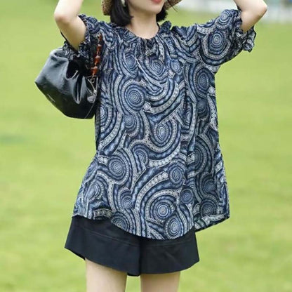 Women's Casual Geometric Print Top