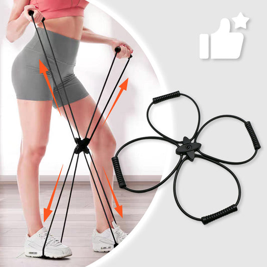 Pilates Four-loop Cross Resistance Bands