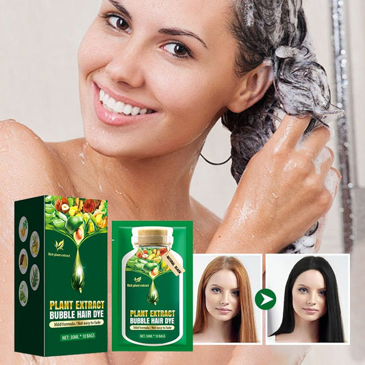 Plant Extract Hair Care Bubble Dye Cream