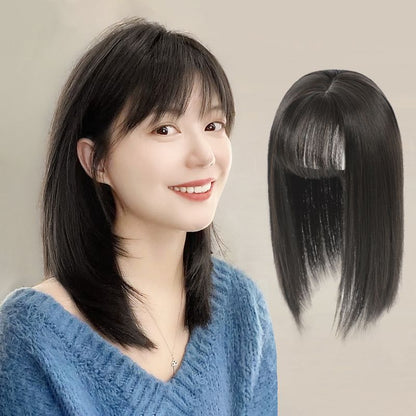 Perfect Gift! Clip-in Air Bangs Hair Piece