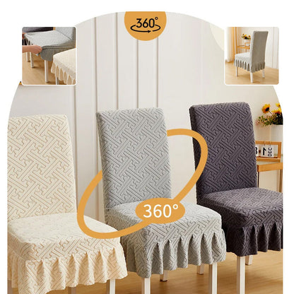 🔥 50% RABATT! 💺 ESSZIMMERSTUHL-BEZUGSSET -  Hochwertiges Polyester, Einfache Montage in 5 Farben 🛋️✨