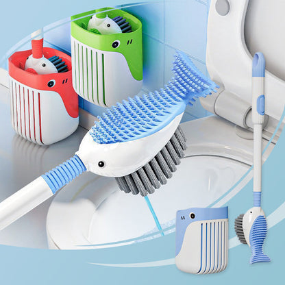 🍃Saugnapf-Toilettenbürsten-Set für die Wandmontage