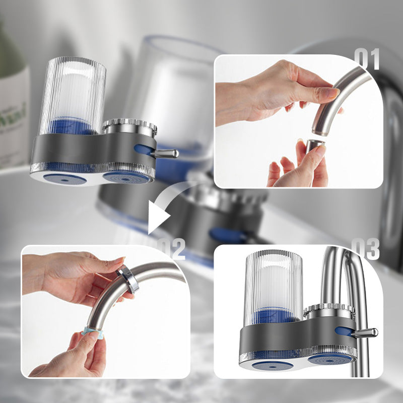 ⏳Begrenzte Zeit 50% Rabatt💧Faucet Water Purifier mit Adaptern