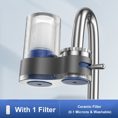 ⏳Begrenzte Zeit 50% Rabatt💧Faucet Water Purifier mit Adaptern