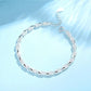 Elegantes funkelndes Glücksklee-Armband