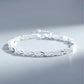 Elegantes funkelndes Glücksklee-Armband
