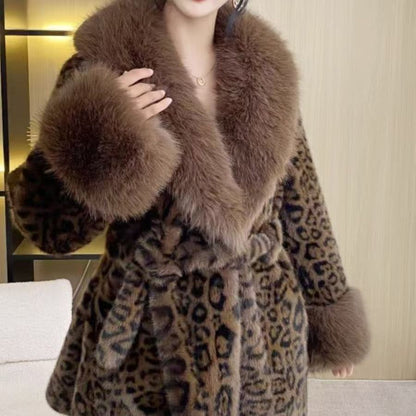 Artificial Mink Fur Warm Coat