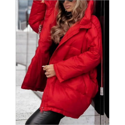 ❄️Winter Specials❄️ Women's Solid Color Hooded Cotton Jacket