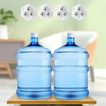 Neues selbstklebendes Universalrad, 360°-Doppelkugel ohne Schlag, verschleißfest, tragend, geräuschlose kleine Riemenscheibe