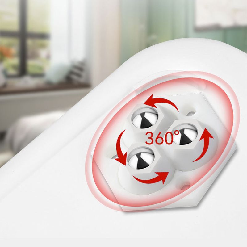 Neues selbstklebendes Universalrad, 360°-Doppelkugel ohne Schlag, verschleißfest, tragend, geräuschlose kleine Riemenscheibe