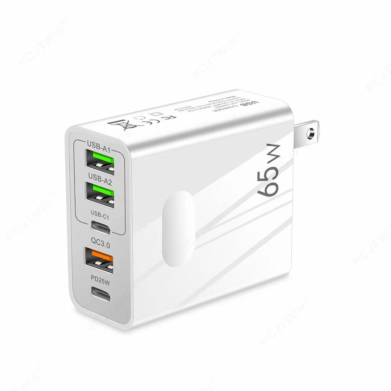65W Schnellladegerät mit mehreren Anschlüssen
