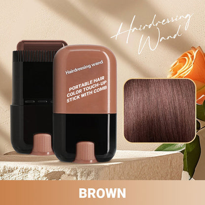 3 kaufen und 3 geschenkt bekommen-Tragbarer Haarfärbestift mit Kamm