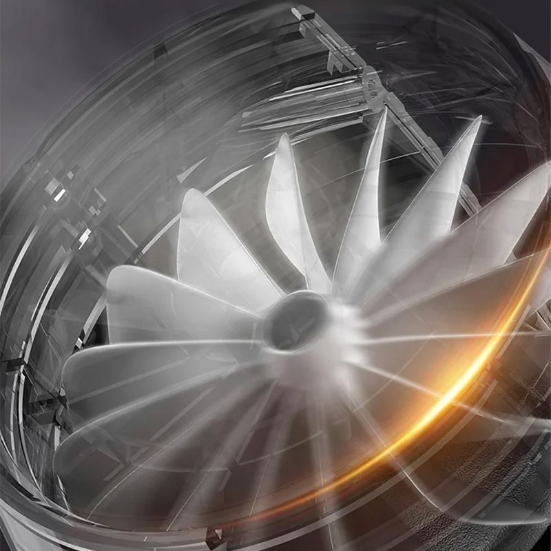 Drahtloses Hochleistungsgebläse mit Ducted Turbine
