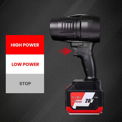 Drahtloses Hochleistungsgebläse mit Ducted Turbine