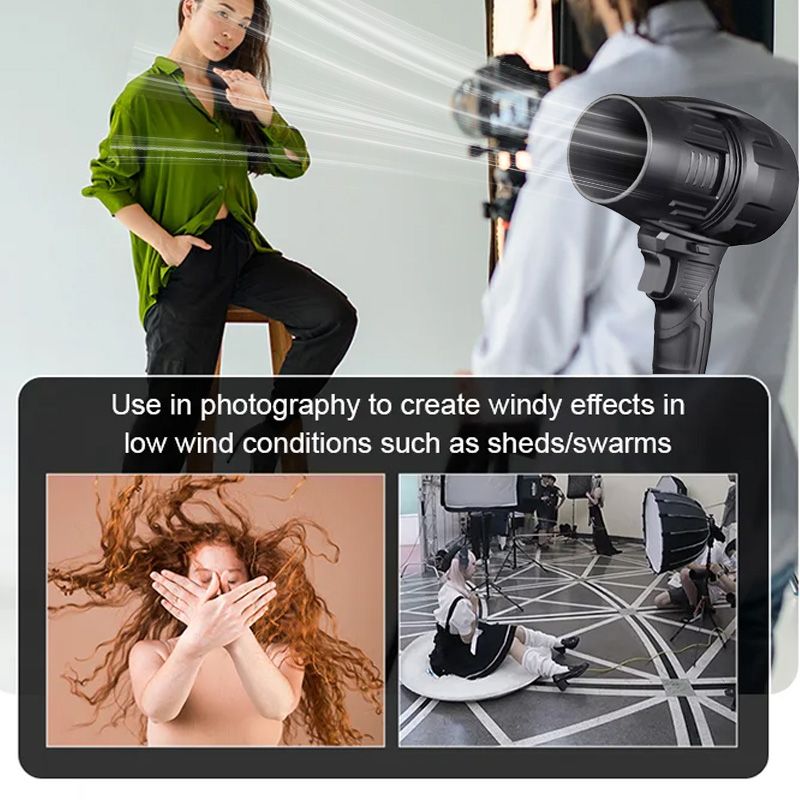 Drahtloses Hochleistungsgebläse mit Ducted Turbine