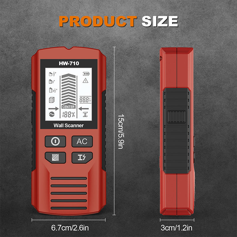 Multifunktionaler Handheld Metall und Wand Detektor