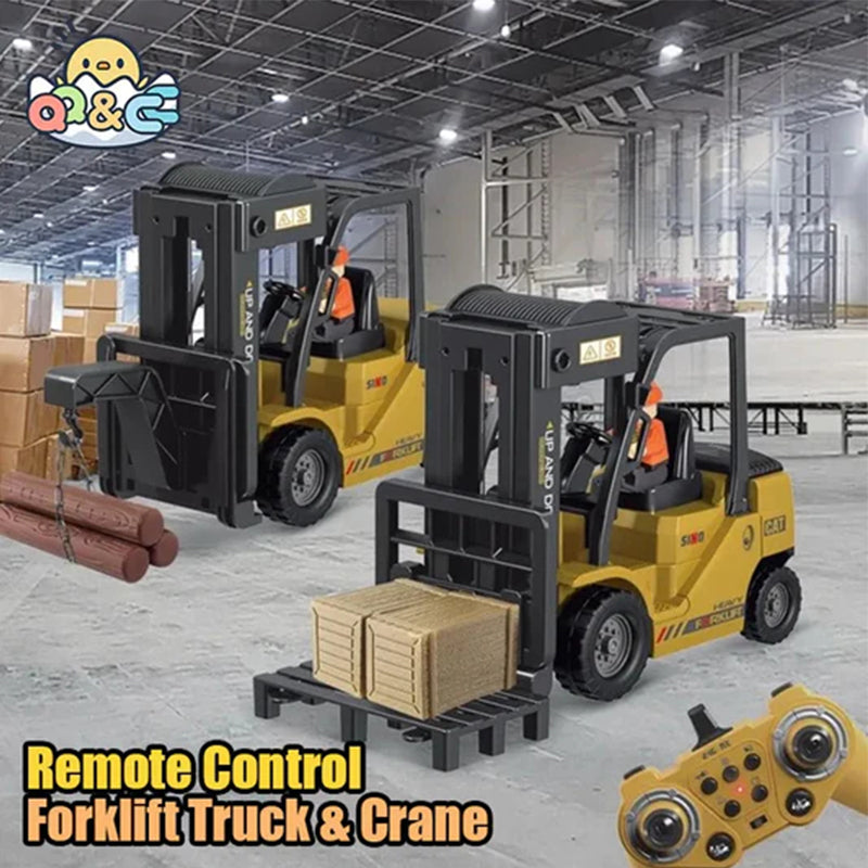 ✨🎅Weihnachtsangebote – Nur für kurze Zeit!⏰🚜1:64 Scale Mini Remote-Controlled Construction Vehicle