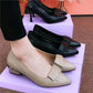 Elegante Pumps mit niedrigem Absatz aus Leder für Damen🌸🌞Weiche Sohle für leichtes Entfernen