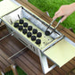 Edelstahl Klappgrill für den Außenbereich